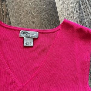 Vintage Pink Sweater Vest
